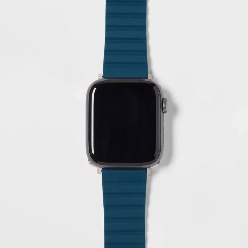 heyday Navy Blue Silicone Watch Band